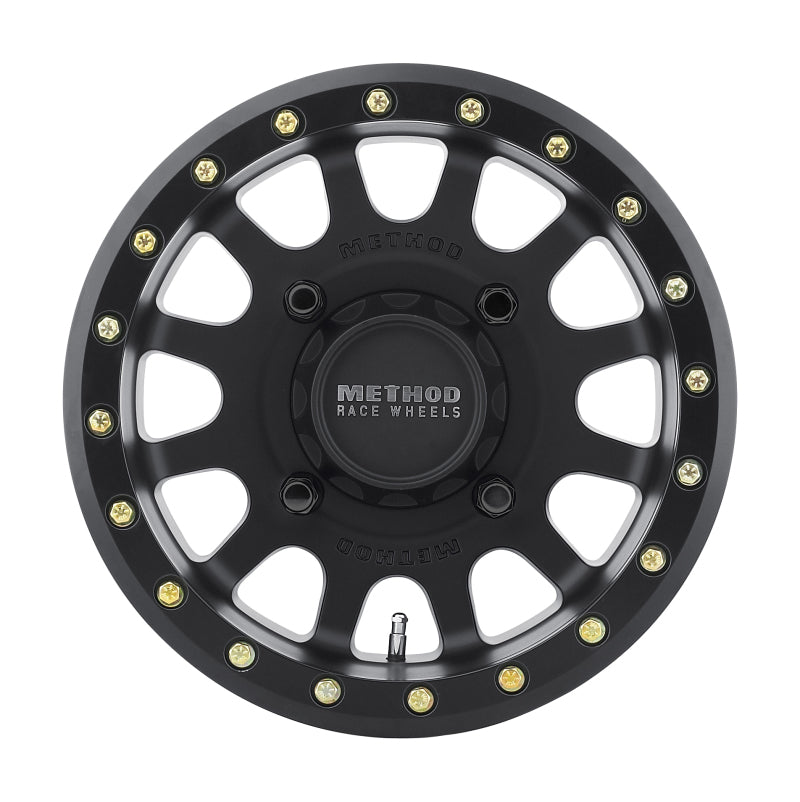 Method Wheels Method MR401 UTV Beadlock 14x7 / 4+3/13mm Offset / 4x156 / 132mm CB Matte Black Wheel