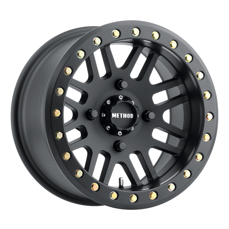 Method Wheels Method MR406 UTV Beadlock 15x8 / 4+4/0mm Offset / 4x136 / 106mm CB Matte Black Wheel