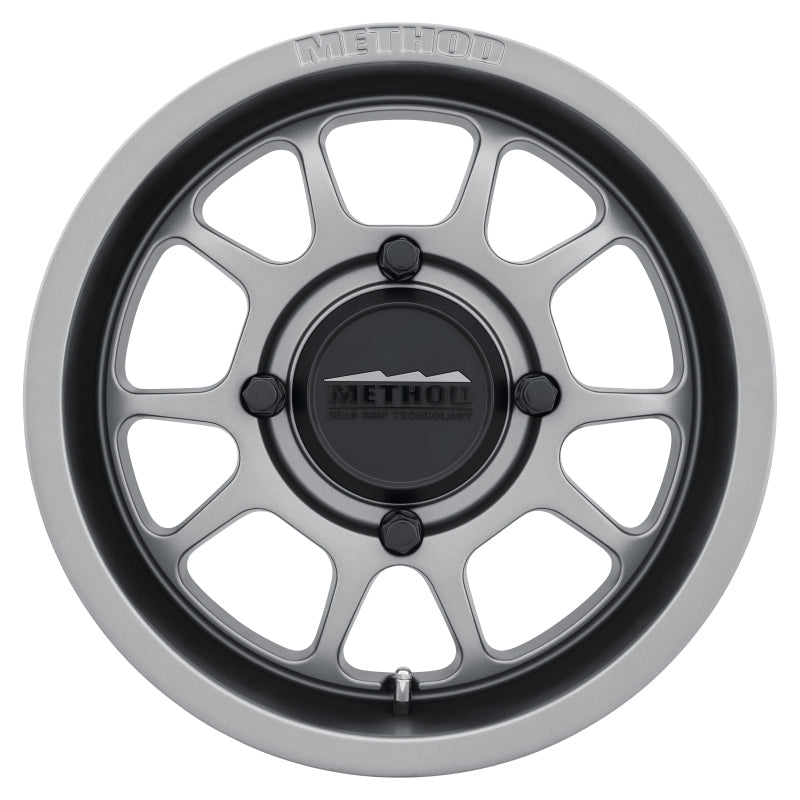 Method Wheels Method MR409 Bead Grip 15x7 / 5+2/38mm Offset / 4x156 / 132mm CB Steel Grey Wheel