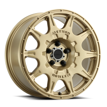 Load image into Gallery viewer, Method Wheels Method MR502 RALLY 17x8 +38mm Offset 5x4.5 67.1mm CB Gold Wheel