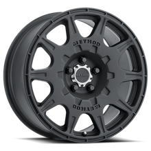 Load image into Gallery viewer, Method Wheels Method MR502 RALLY 18x8 +38mm Offset 5x4.5 67.1mm CB Matte Black Wheel