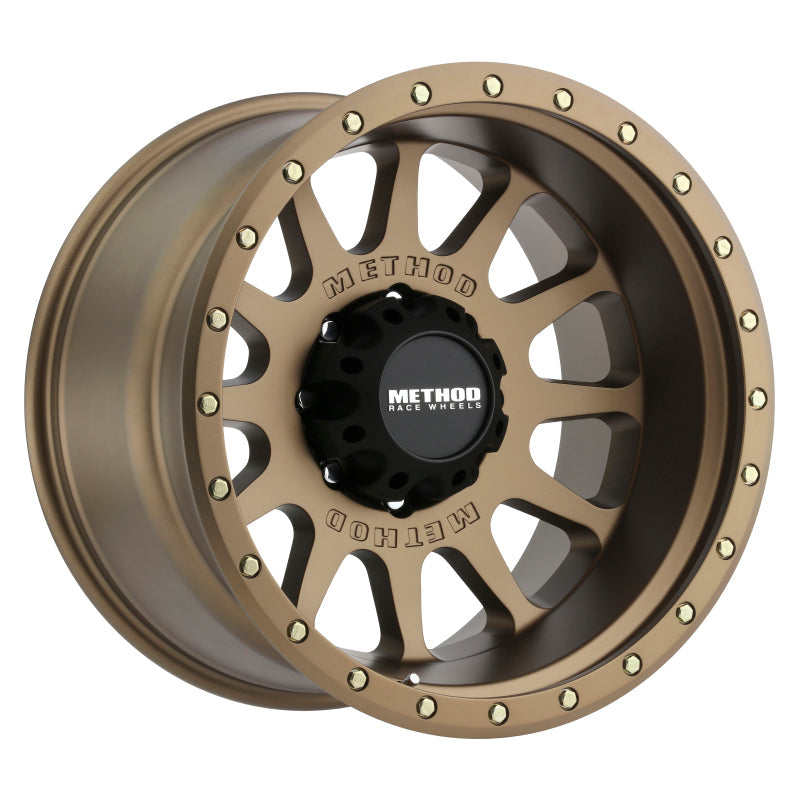 Method Wheels Method MR605 NV 20x10 -24mm Offset 8x170 124.9mm CB Method Bronze Wheel