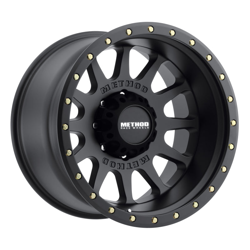 Method Wheels Method MR605 NV 20x9 -12mm Offset 8x180 124.1mm CB Matte Black Wheel