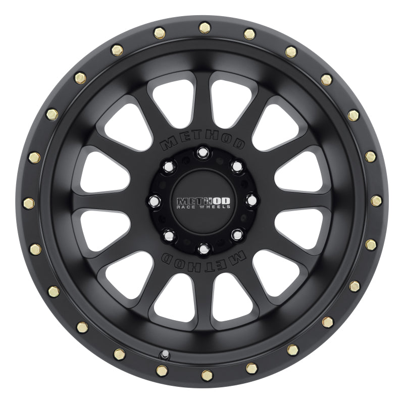Method Wheels Method MR605 NV 20x9 -12mm Offset 8x6.5 121.3mm CB Matte Black Wheel