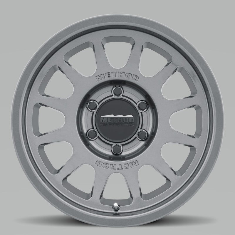 Method Wheels Method MR703 17x7.5 +50mm Offset 6x130 84.1mm CB Gloss Titanium Wheel