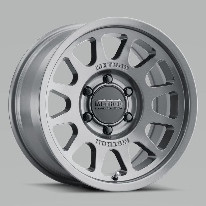 Method Wheels Method MR703 17x8.5 0mm Offset 6x5.5 106.25mm CB Gloss Titanium Wheel