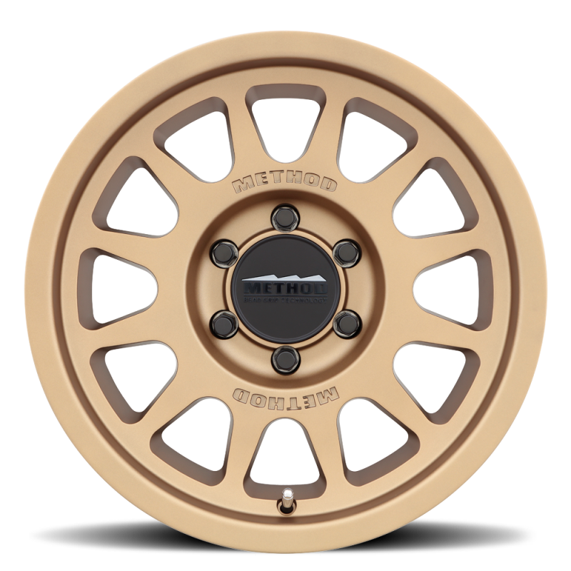 Method MR703 17x8.5 +35mm Offset 6x5.5 106.25mm CB Method Bronze Wheel - Black Ops Auto Works