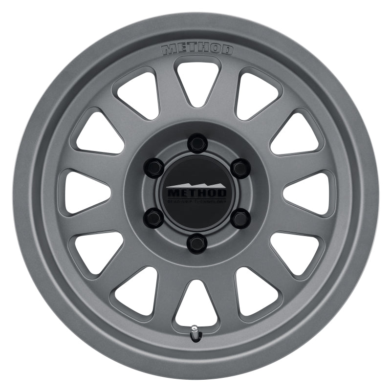 Method Wheels Method MR704 17x8.5 0mm Offset 8x170 130.81mm CB Matte Titanium Wheel