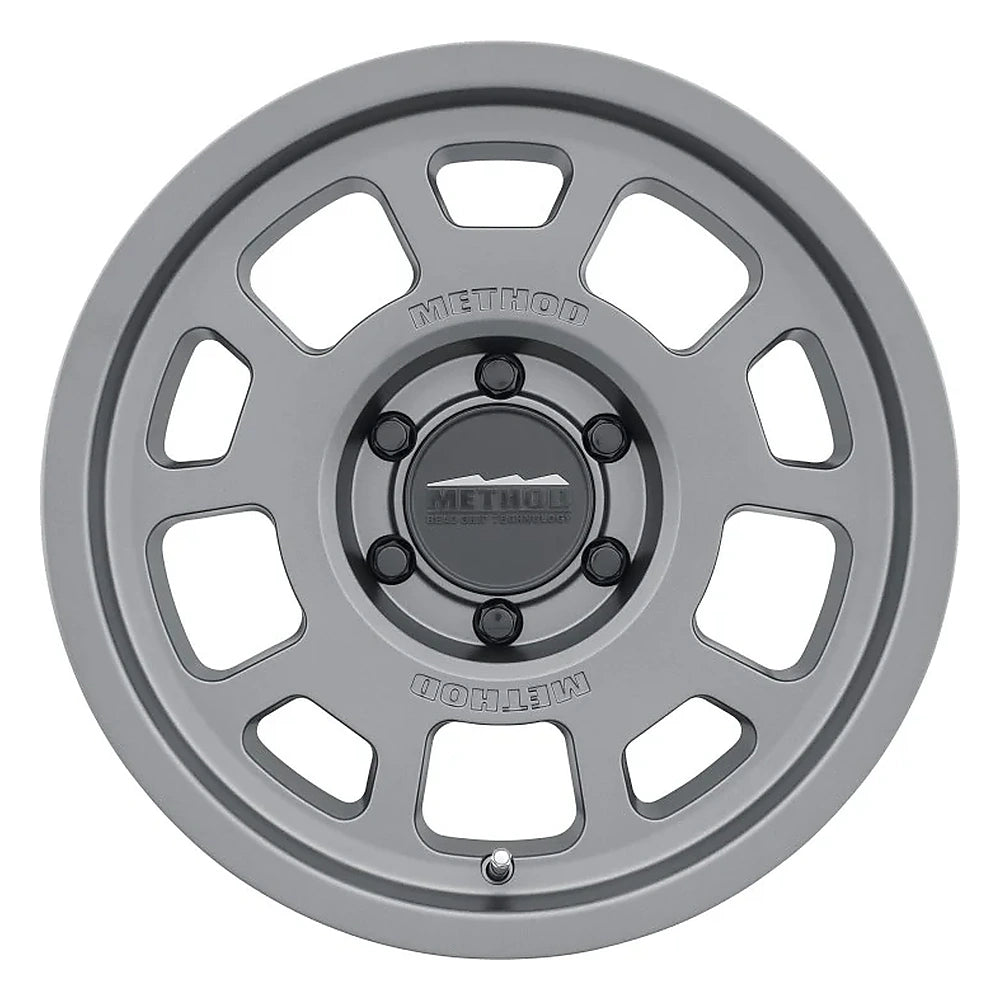 Method MR705 Bead Grip 17x8.5 Titanium Wheel, product view 2