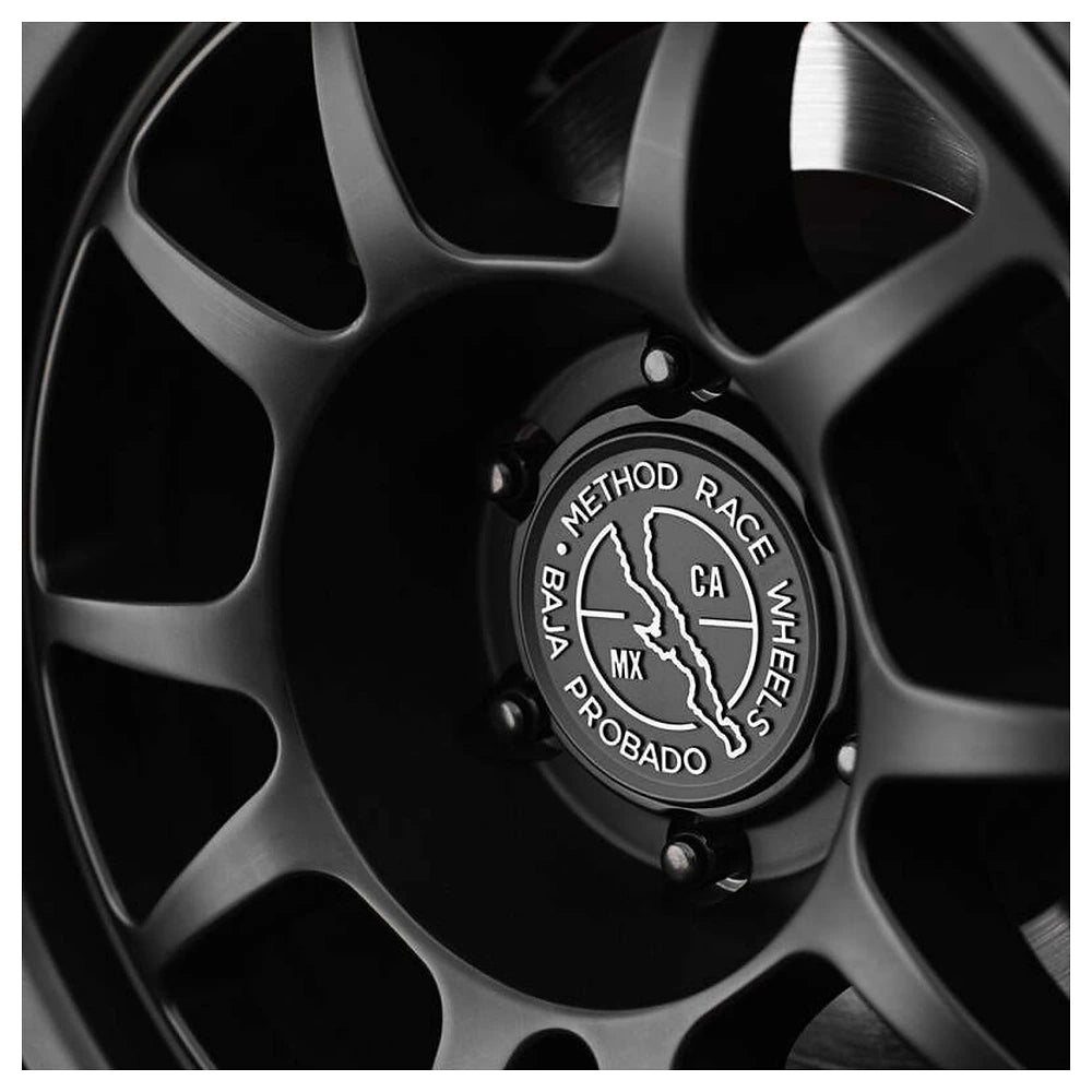 Method BAJA 86 mm Snap-In Center Cap, Black - Method Wheels MRWCP-BAJA86S-B