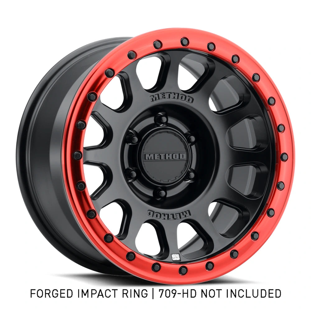 Method 709 Impact Ring – 18 in, Red - Method Wheels MRWGR-10018-R