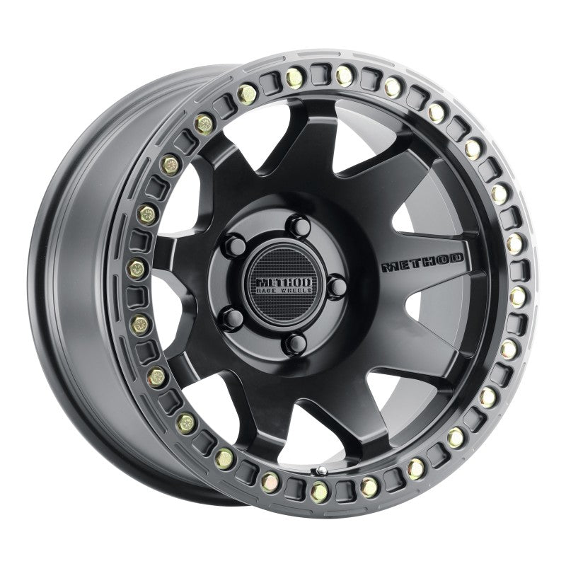 Method MR108 17x9 -44mm Offset 5x5 71.5mm CB Matte Black w/BH-H24125-38 Wheel - Method Wheels MRWMR10879050544B
