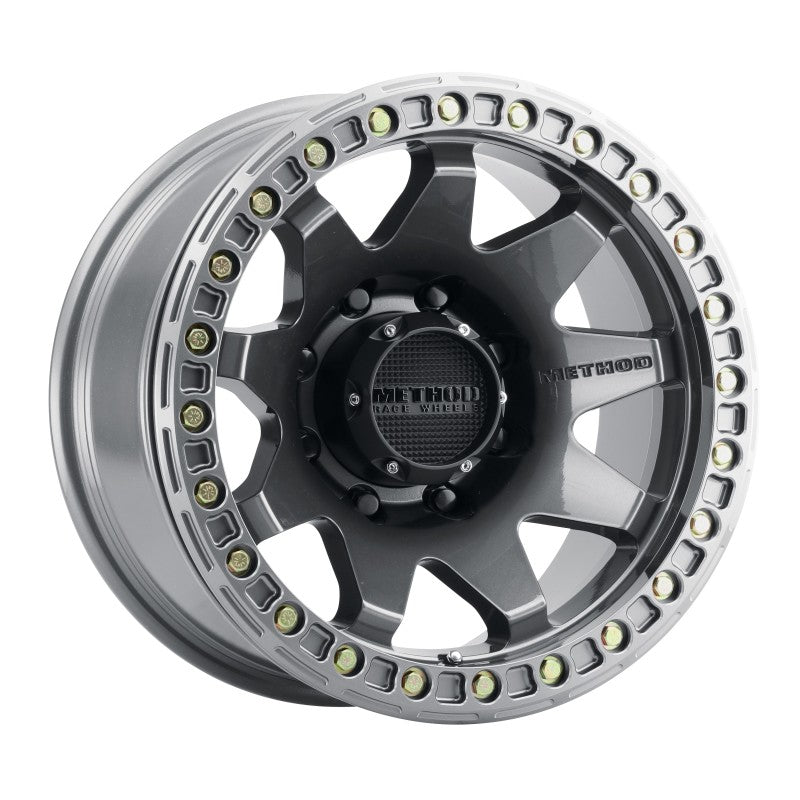 Method MR108 17x9 -44mm Offset 8x6.5 130.81mm CB Gloss Titanium w/BH-H24125-38 Wheel - Method Wheels MRWMR10879080844B