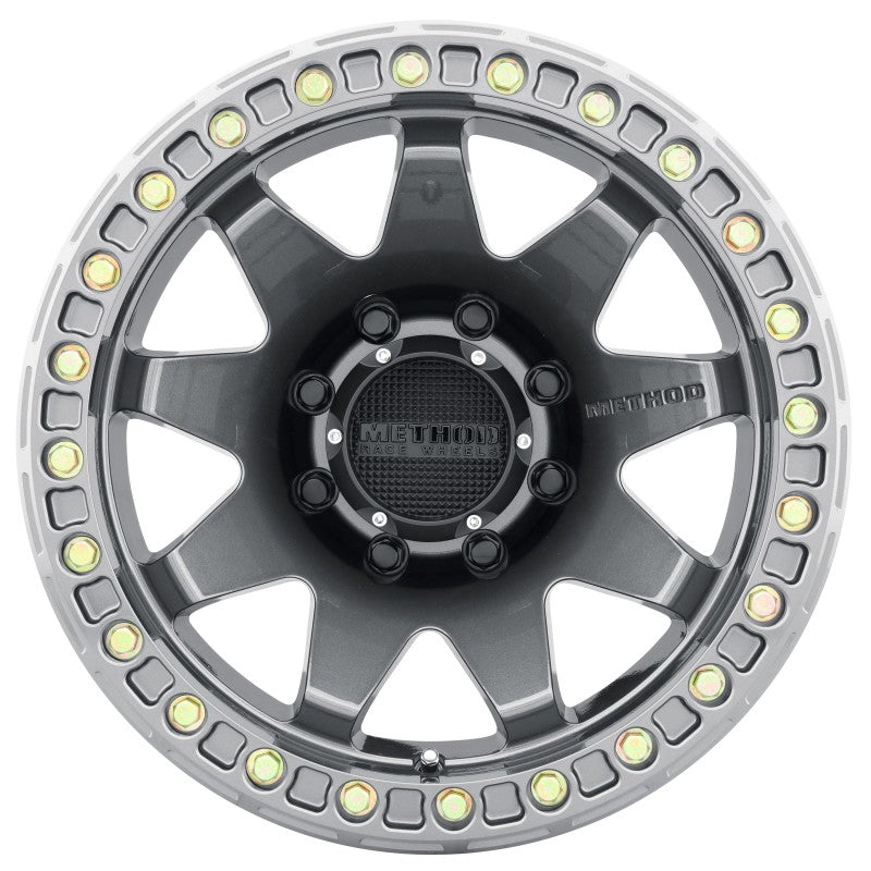 Method MR108 17x9 -44mm Offset 8x6.5 130.81mm CB Gloss Titanium w/BH-H24125-38 Wheel - Method Wheels MRWMR10879080844B