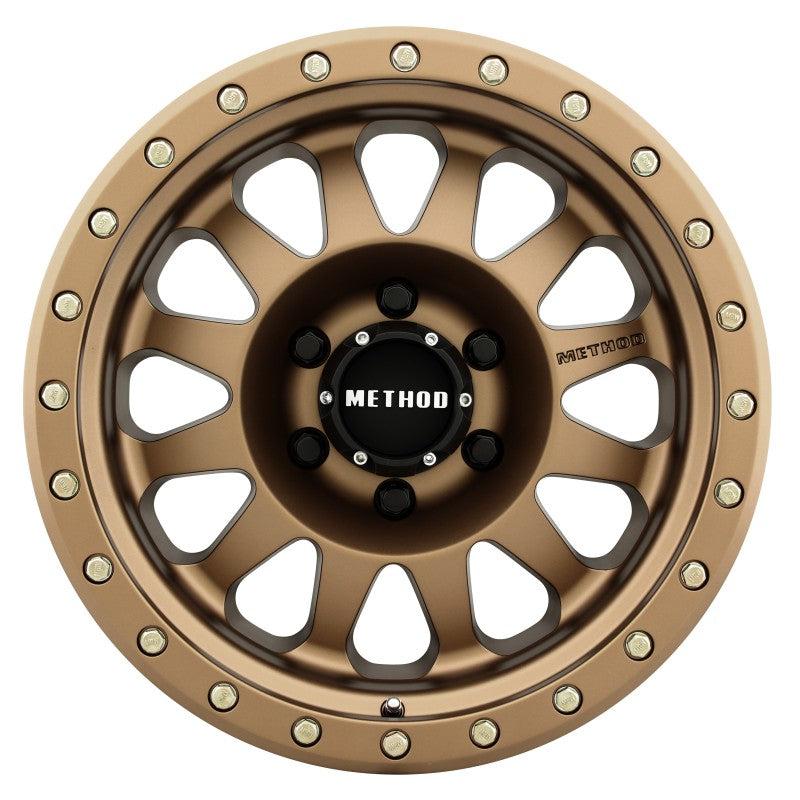 Method MR304 Double Standard 17x8.5 0mm Offset 6x5.5 108mm CB Method Bronze Wheel - Method Wheels MRWMR30478560900