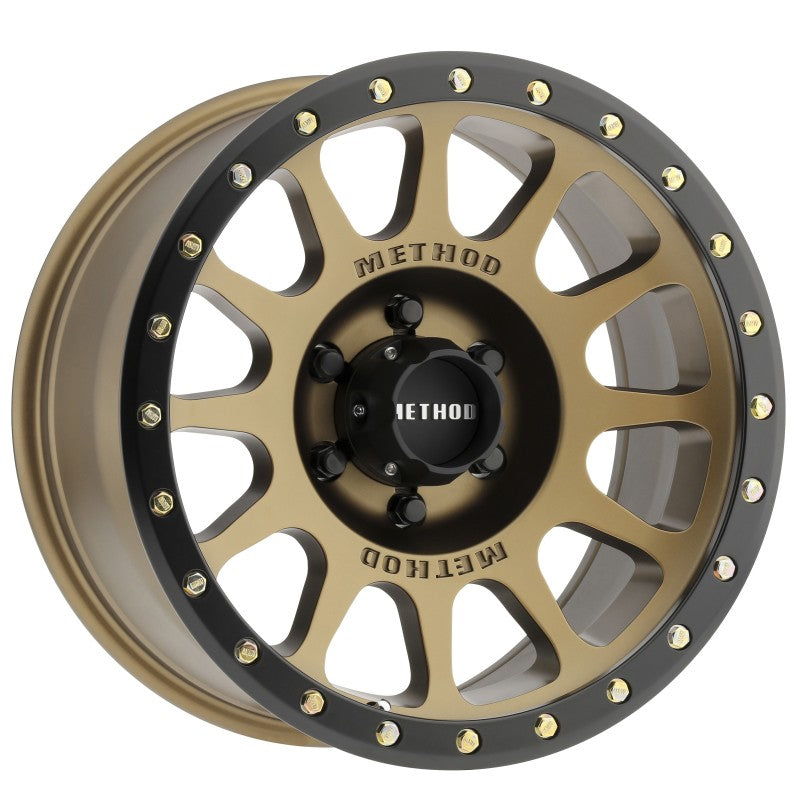 Method MR305 NV 18x9 0mm Offset 6x5.5 108mm CB Method Bronze/Black Street Loc Wheel - Method Wheels MRWMR30589060900