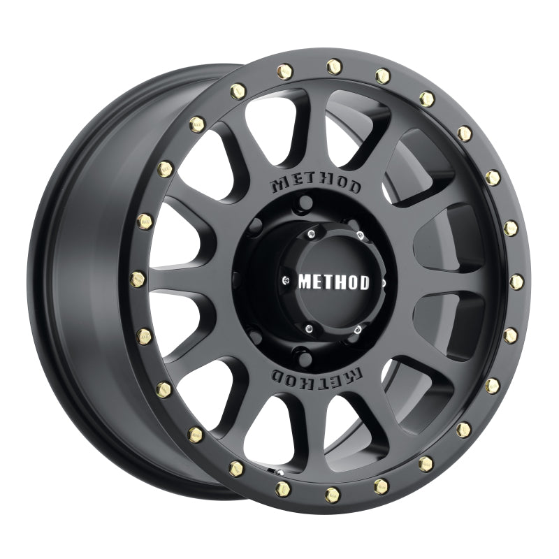 Method MR305 NV 18x9 -12mm Offset 8x6.5 130.81mm CB Matte Black Wheel - Method Wheels MRWMR30589080512N