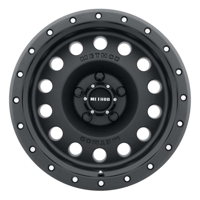 Method MR307 Hole 17x8.5 0mm Offset 5x5 94mm CB Matte Black Wheel - Method Wheels MRWMR30778550500