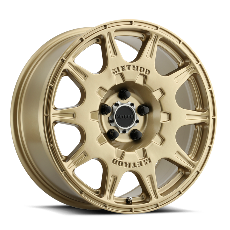Method MR502 RALLY 17x8 +38mm Offset 5x4.5 67.1mm CB Gold Wheel - Method Wheels MRWMR50278012138-2