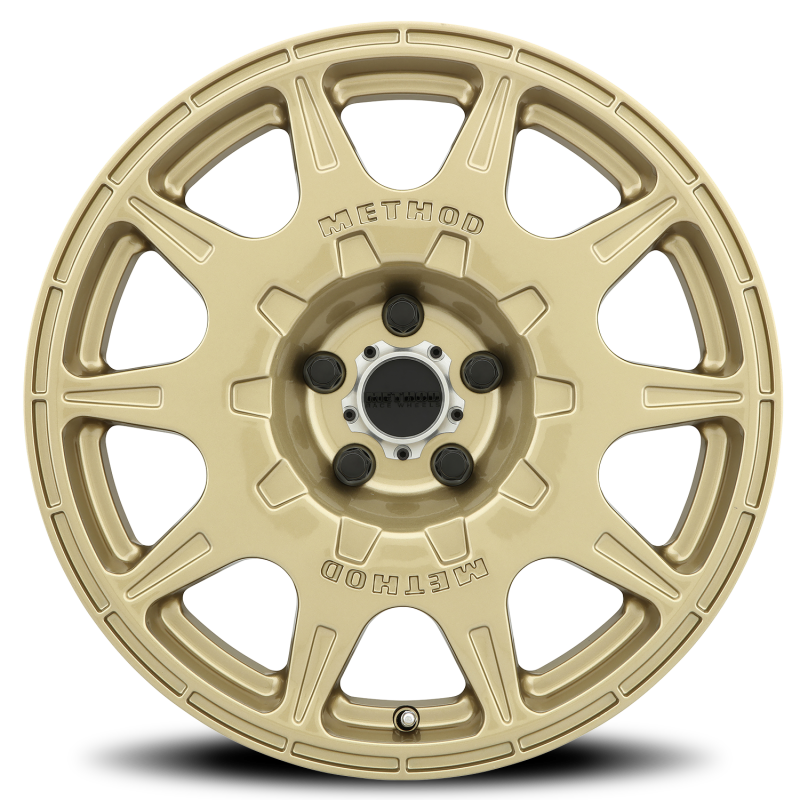 Method MR502 RALLY 17x8 +38mm Offset 5x4.5 67.1mm CB Gold Wheel - Method Wheels MRWMR50278012138-2