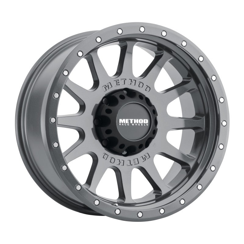 Method MR605 NV 20x10 -24mm Offset 8x170 124.9mm CB Gloss Titanium Wheel - Method Wheels MRWMR60521087824N