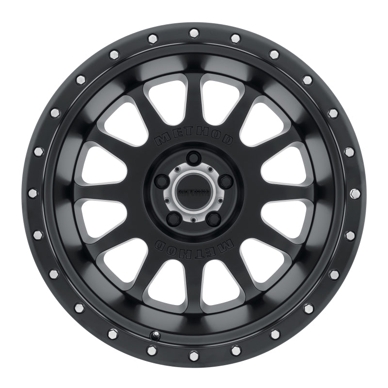 Method MR605 NV 20x9 -12mm Offset 5x150 110.5mm CB Matte Black Wheel - Method Wheels MRWMR60529058512N