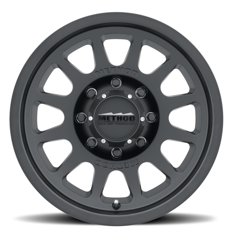 Method MR703 17x8.5 0mm Offset 8x6.5 130.81mm CB Matte Black Wheel - Method Wheels MRWMR70378580500