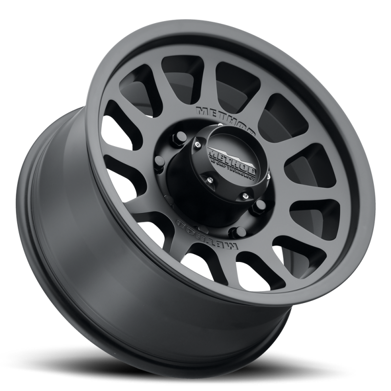 Method MR703 17x8.5 0mm Offset 8x170 130.81mm CB Matte Black Wheel - Method Wheels MRWMR70378587500