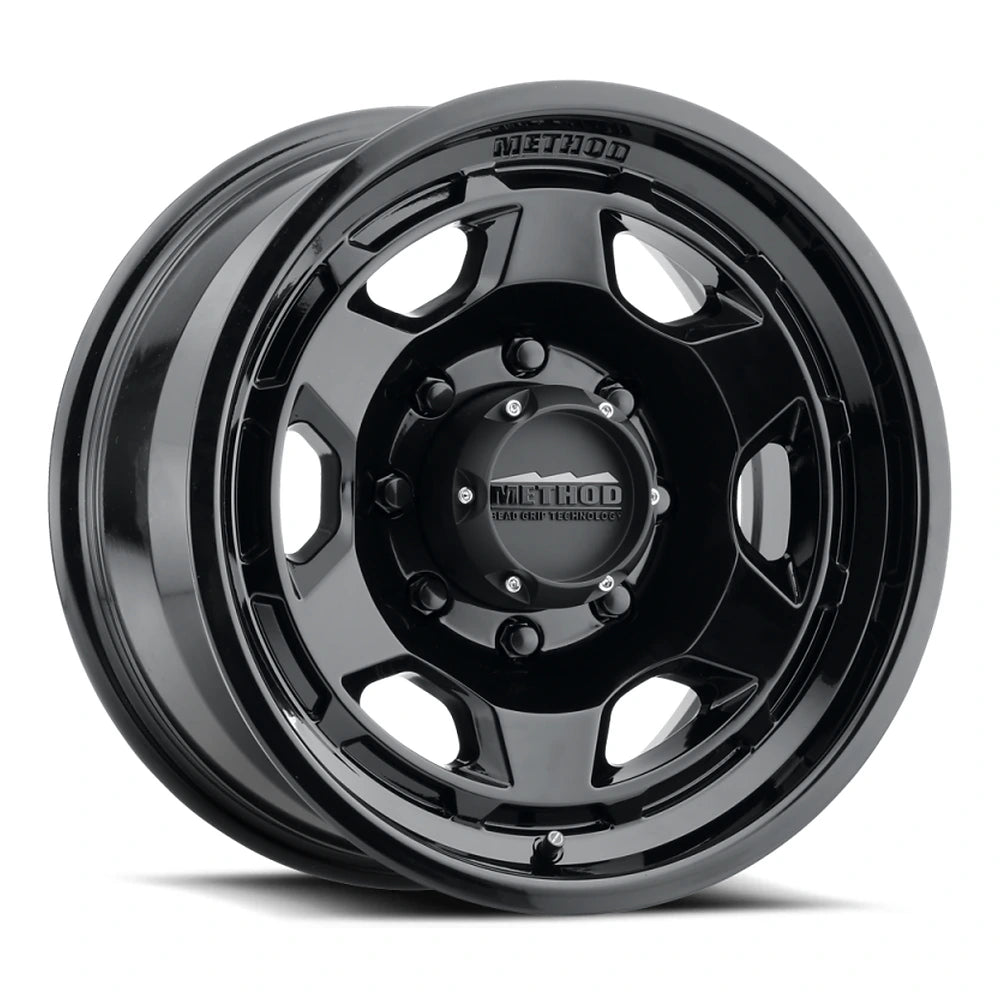 Method MR708 Bead Grip Wheel – 17x9, 38 mm Offset, 5x4.5, Gloss Black - Method Wheels MRWMR708790121338N