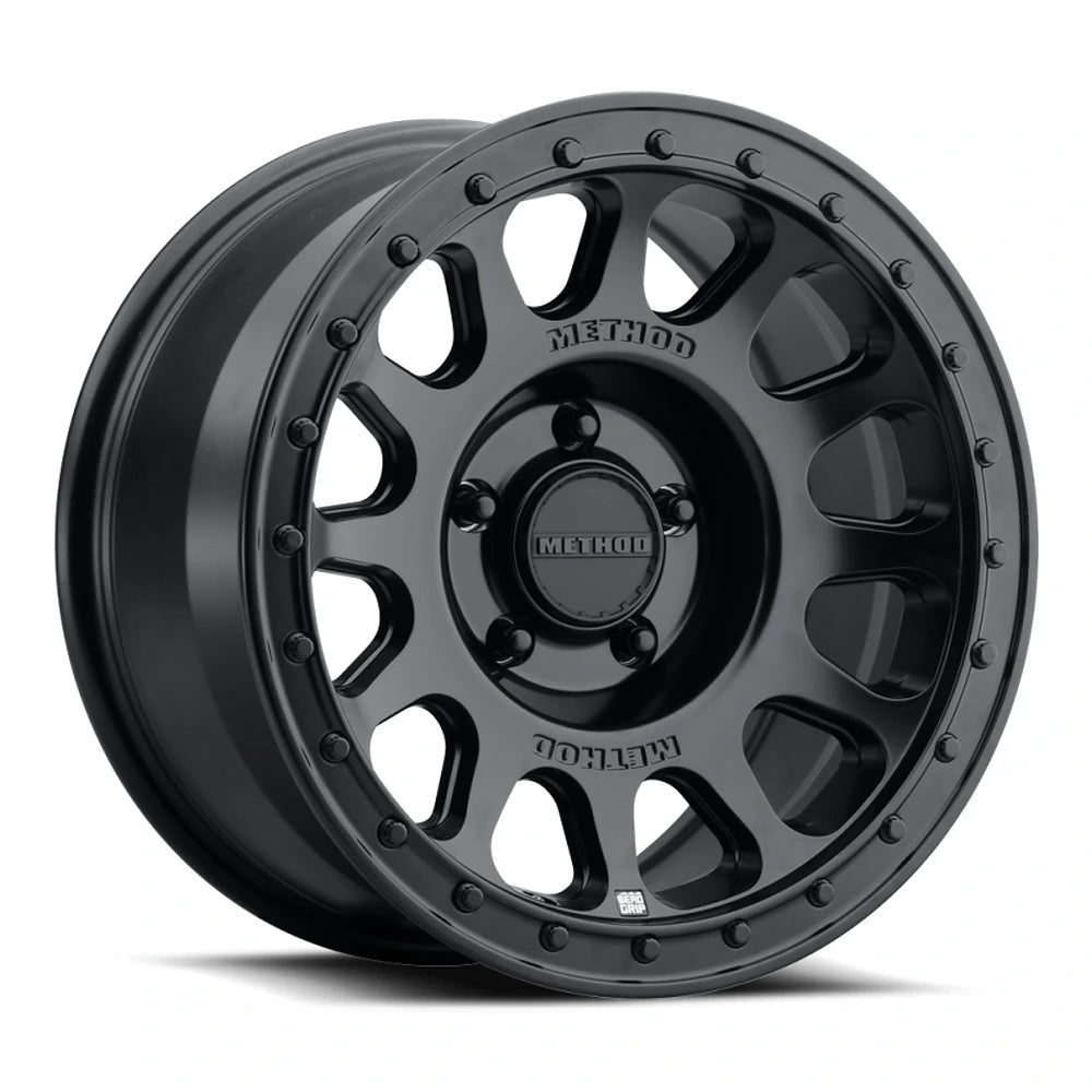 Method MR709 Bead Grip Wheel – 17x 8.5, 0 mm Offset, 5x5, Black - Method Wheels MRWMR70978550500H