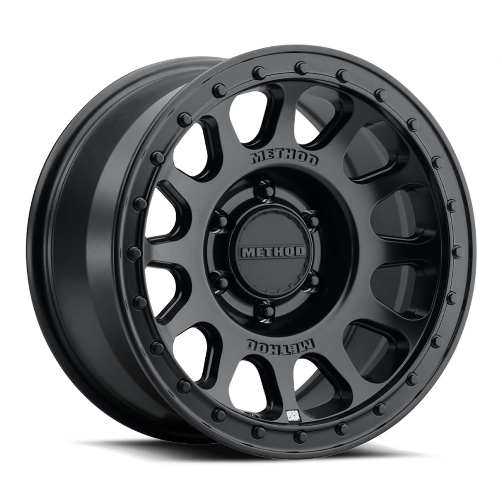 Method MR709 Bead Grip Wheel – 17x 8.5, 25 mm Offset, 6x5.5, Black - Method Wheels MRWMR70978560525H