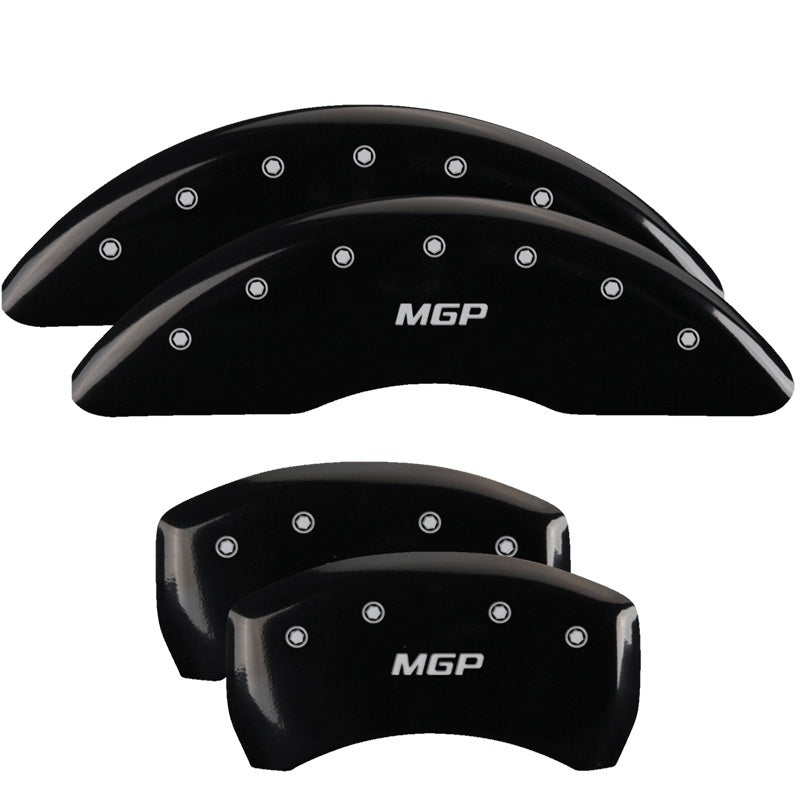 MGP 4 Caliper Covers Engraved Front 2015/Mustang Engraved Rear 2015/Bar & Pony ylw finish black ch - Black Ops Auto Works