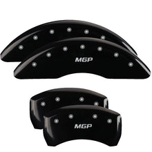 Load image into Gallery viewer, MGP 4 Caliper Covers Engraved Front 2015/Mustang Engraved Rear 2015/Bar &amp; Pony ylw finish black ch - Black Ops Auto Works