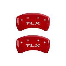 Load image into Gallery viewer, MGP 4 Caliper Covers Engraved Front Acura Engraved Rear TLX Red finish silver ch - Black Ops Auto Works