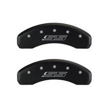 Load image into Gallery viewer, MGP 4 Caliper Covers Engraved Front Gen 5/Camaro Engraved Rear Gen 5/SS Red finish silver ch - Black Ops Auto Works