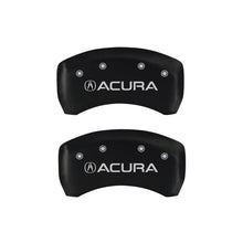 Load image into Gallery viewer, MGP 4 Caliper Covers Engraved Front &amp; Rear Acura Red finish silver ch - Black Ops Auto Works