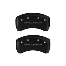 Load image into Gallery viewer, MGP 4 Caliper Covers Engraved Front &amp; Rear Block/Challenger Red finish silver ch - Black Ops Auto Works