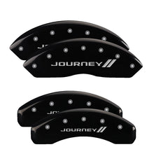 Load image into Gallery viewer, MGP 4 Caliper Covers Engraved Front &amp; Rear Bowtie Black finish silver ch - Black Ops Auto Works