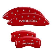Load image into Gallery viewer, MGP 4 Caliper Covers Engraved Front &amp; Rear C5/Corvette Red finish silver ch - Black Ops Auto Works
