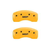 Load image into Gallery viewer, MGP 4 Caliper Covers Engraved Front &amp; Rear C6/Corvette Black finish silver ch - Black Ops Auto Works