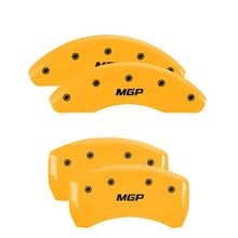 Load image into Gallery viewer, MGP 4 Caliper Covers Engraved Front &amp; Rear MGP Red finish silver ch - Black Ops Auto Works