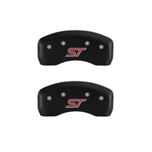 Load image into Gallery viewer, MGP 4 Caliper Covers Engraved Front &amp; Rear ST Red finish silver ch - Black Ops Auto Works