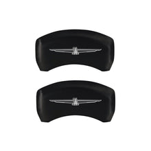 Load image into Gallery viewer, MGP 4 Caliper Covers Engrvd Front No bolts/Tbird Engrvd Rear/Tbird Emblem Red fnsh slvr ch - Black Ops Auto Works