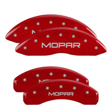 Load image into Gallery viewer, MGP 4 Caliper Covers Gloss Red Engraved with Corvette C4 (Full Kit 4 Pieces) - Black Ops Auto Works