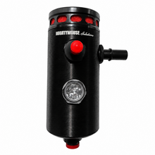 Load image into Gallery viewer, Sight glass on Mighty Mouse catch can for oil level monitoring