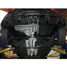Load image into Gallery viewer, Carbon fiber exhaust tip close-up for aFe Mini Cooper S cat-back exhaust