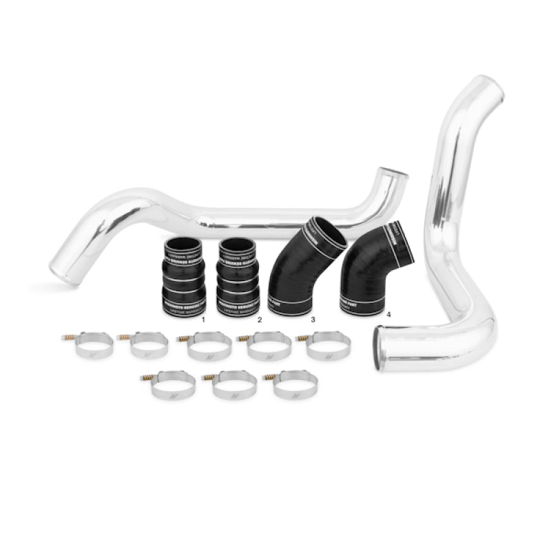 Mishimoto Mishimoto 02-04.5 Chevrolet 6.6L Duramax Intercooler Kit w/ Pipes (Silver)