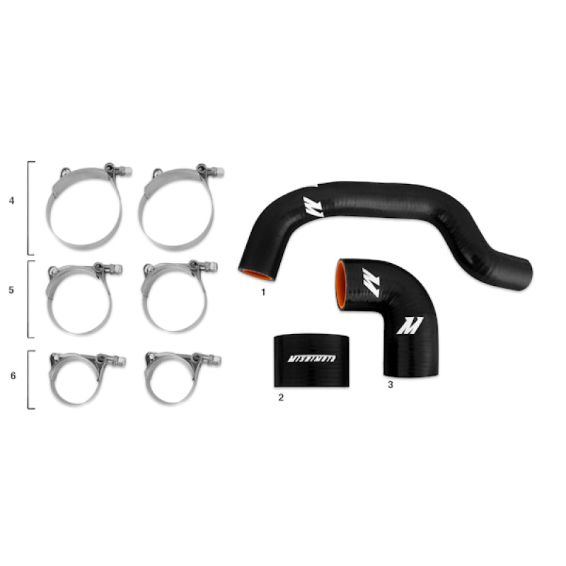 Mishimoto Mishimoto 04-07 Subaru WRX STI (STI only) USDM Black Silicone Intercooler Hoses