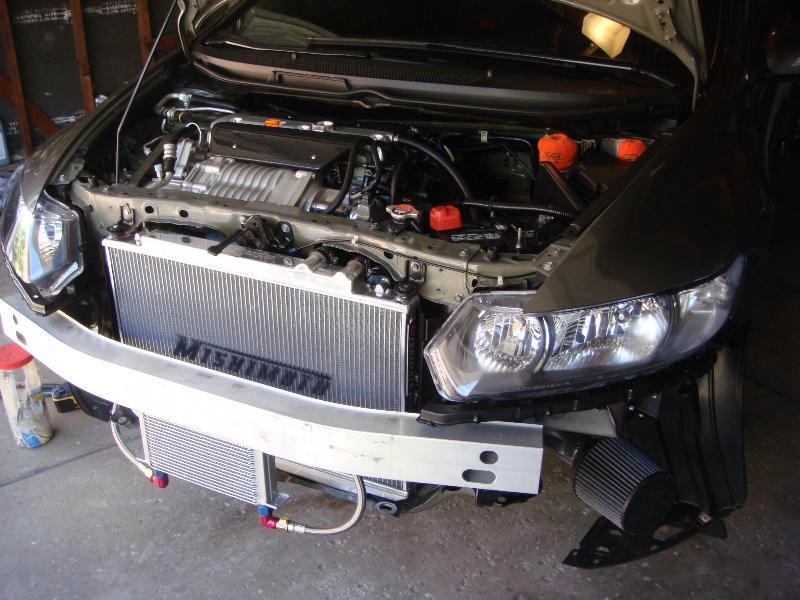 Mishimoto 06+ Honda Civic SI Manual Aluminum Radiator - Black Ops Auto Works