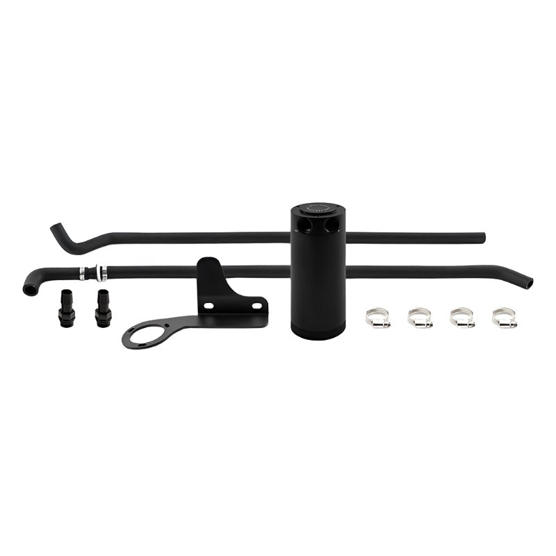 Mishimoto Mishimoto 07-13 Mazda Mazdaspeed3 Baffled Oil Catch Can Kit - Black (PCV Side)